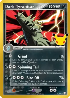 Dark Tyranitar, 30th Classic Collection, no. 006