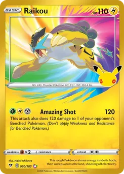 Raikou, 30th Classic Collection, no. 012