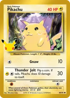 Pikachu, 30th Classic Collection, no. 014