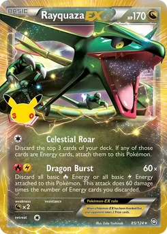 Rayquaza EX, 30th Classic Collection, no. 016