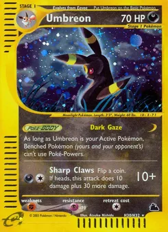 Umbreon, Skyridge, n° H30