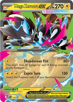 Mega Zeraora ex, MEP Black Star Promos, no. 089
