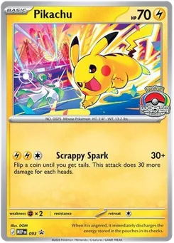 Pikachu, MEP Black Star Promos, no. 093