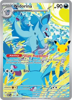 Nidorina, MEP Black Star Promos, no. 101