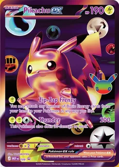 Pikachu ex, MEP Black Star Promos, no. 109