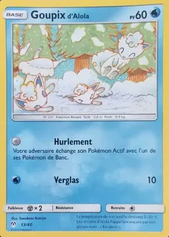 Goupix d'Alola, Collection McDonald's 2019, n° 13