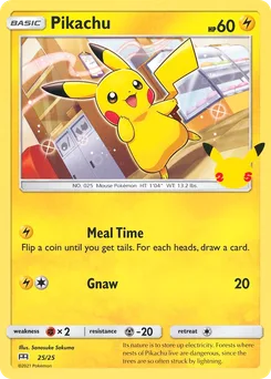 Pikachu, Collection McDonald's 2021, n° 25