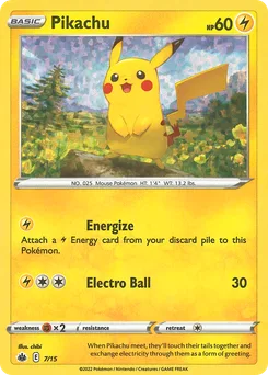 Pikachu, Collection McDonald's 2022, n° 7