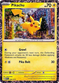 Pikachu, Collection McDonald's 2023, n° 6
