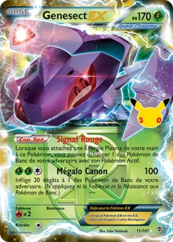 Genesect EX, Collection Classique 30ᵉ Anniversaire, n° 004