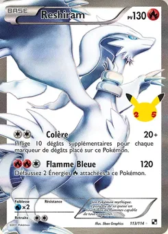 Reshiram, Célébrations Collection Classique, n° CC020