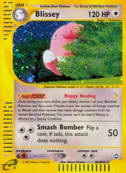 Blissey, Aquapolis, no. H06