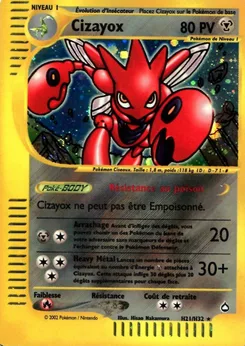 Scizor, Aquapolis, no. H21