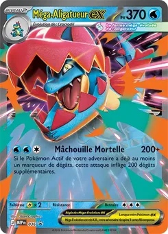 Méga-Aligatueur-ex, MEP Black Star Promos, n° 036