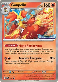 Goupelin, MEP Black Star Promos, n° 074