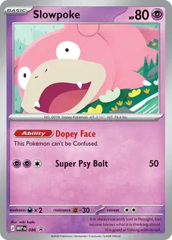 Slowpoke, MEP Black Star Promos, no. 086