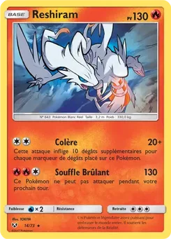 Reshiram, Légendes Brillantes, n° 14