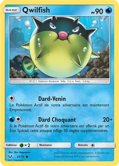 Qwilfish, Légendes Brillantes, n° 21
