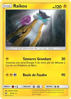 Raikou, Légendes Brillantes, n° 32