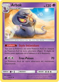 Arbok, Légendes Brillantes, n° 37