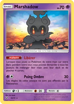 Marshadow, Légendes Brillantes, n° 45
