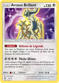 Arceus Brillant, Légendes Brillantes, n° 57