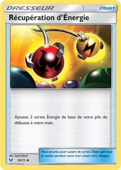 Récupération d’Énergie, Légendes Brillantes, n° 59