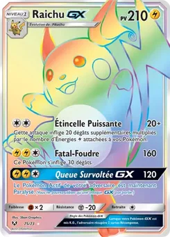 Raichu GX, Légendes Brillantes, n° 75