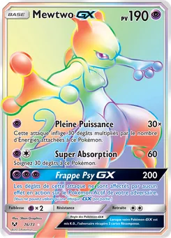Mewtwo GX, Légendes Brillantes, n° 76