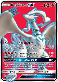 Reshiram GX, Majesté Des Dragons, n° 65