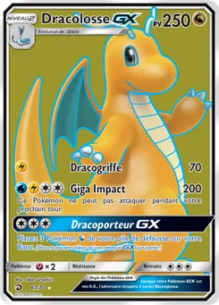 Dracolosse GX, Majesté Des Dragons, n° 67