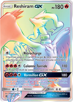 Reshiram GX, Majesté Des Dragons, n° 71