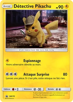 Détective Pikachu, Promo SM, n° SM170