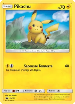Pikachu, Promo SM, n° SM183