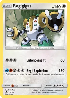Regigigas, Promo SM, n° SM243