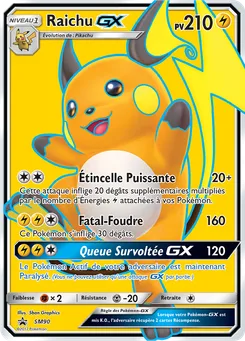 Raichu GX, Promo SM, n° SM90