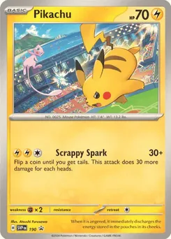 Pikachu, SVP Black Star Promos, n° 190