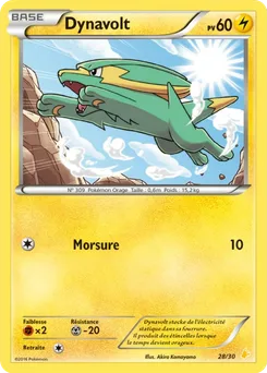 Dynavolt, XY Kit du dresseur (Pikachu Libre), n° 28