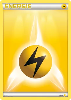 Énergie Électrique, XY Kit du dresseur (Pikachu Libre), n° 9